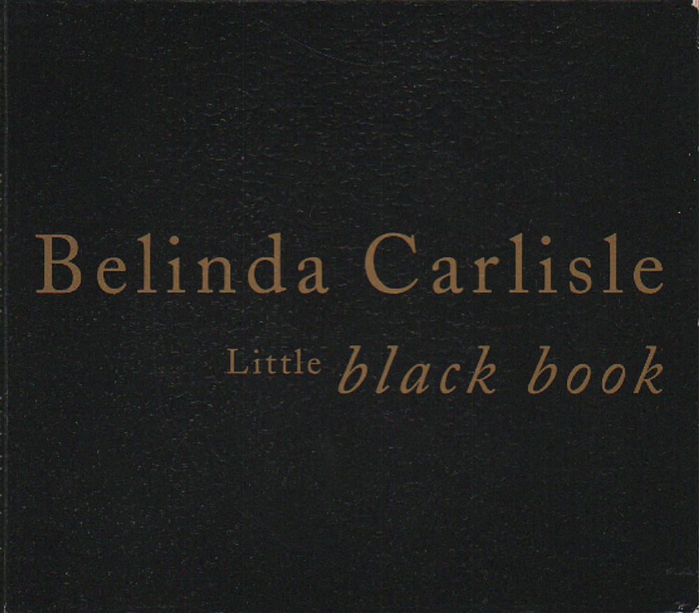 Belinda Carlisle Little Black Book - Address Book Pack UK CD single (CD5 / 5") VSCDG1428