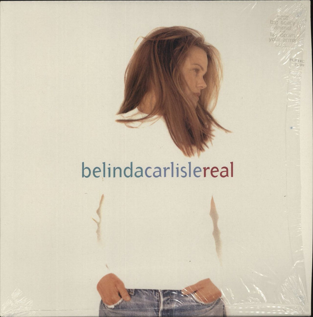 Belinda Carlisle Real UK vinyl LP album (LP record) V2725