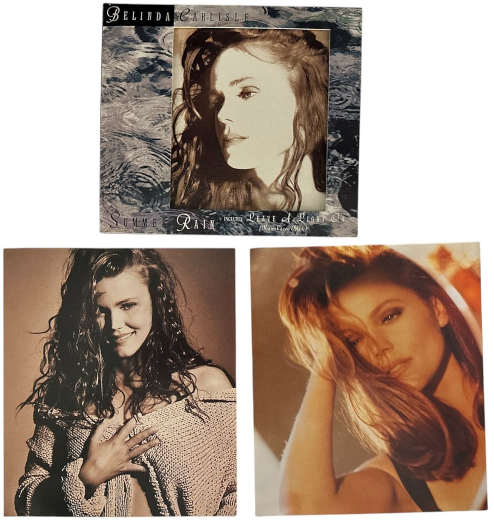 Belinda Carlisle Summer Rain + Collectors Box UK CD single (CD5 / 5") CARC5SU38486