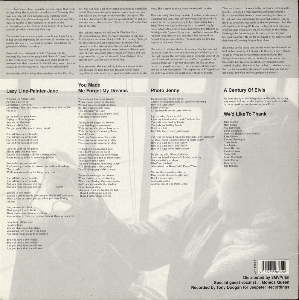 Belle & Sebastian Lazy Line Painter Jane UK 12" vinyl single (12 inch record / Maxi-single)