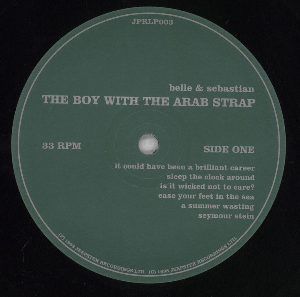 Belle & Sebastian The Boy With The Arab Strap UK vinyl LP album (LP record) B&SLPTH483301