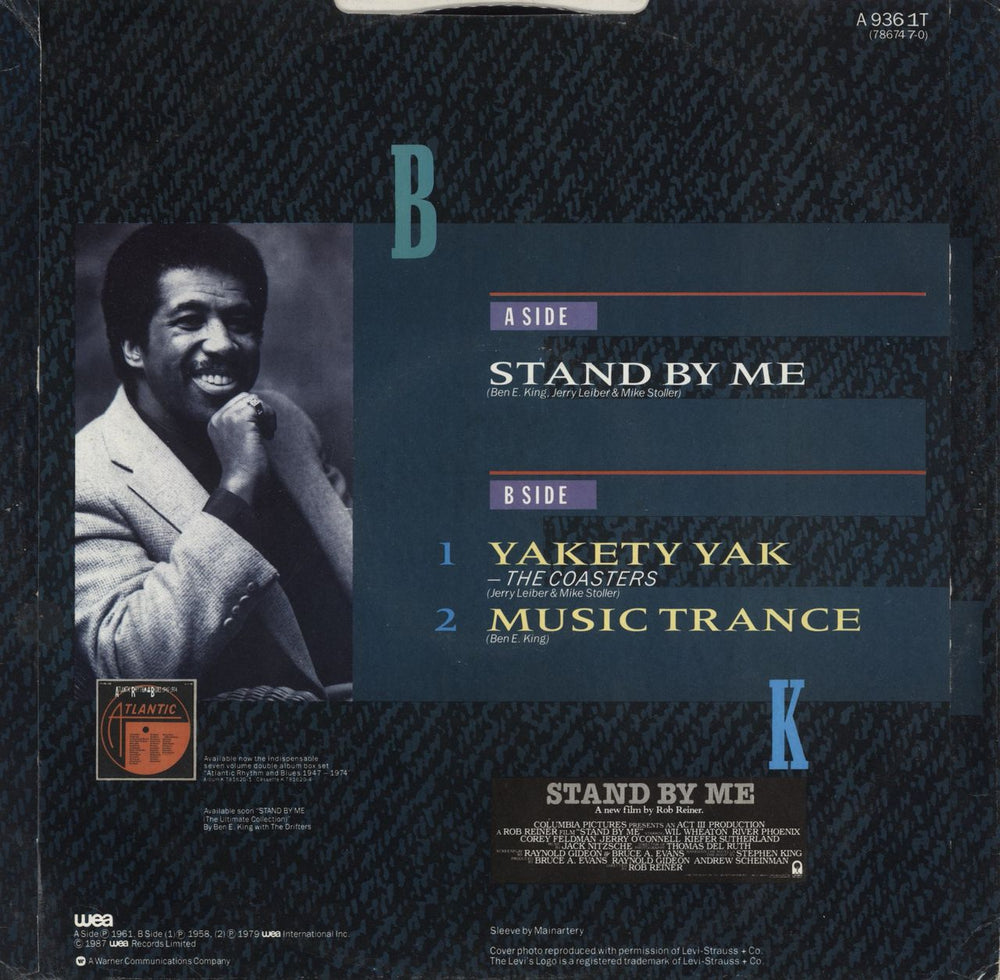 Ben E. King Stand By Me UK 12" vinyl single (12 inch record / Maxi-single)