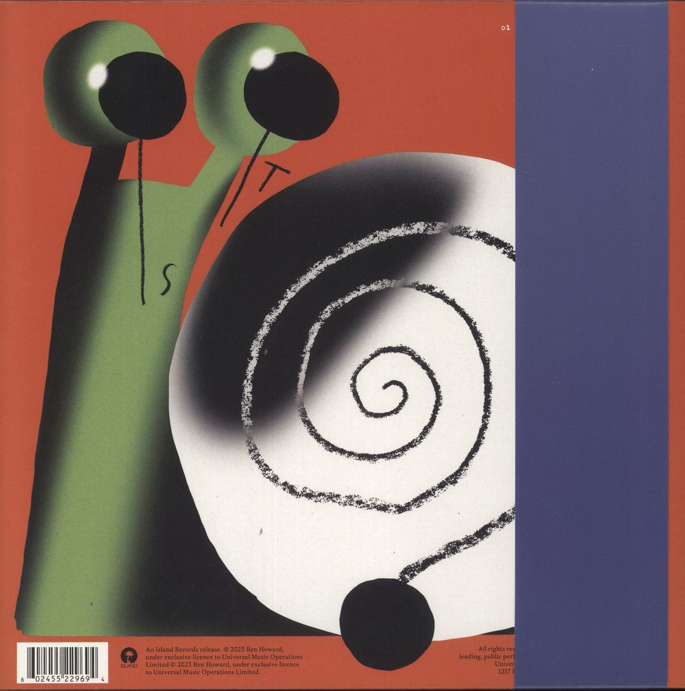 Ben Howard Is It? - Blue Vinyl + Poster - Assai Records Numbered Obi UK vinyl LP album (LP record)