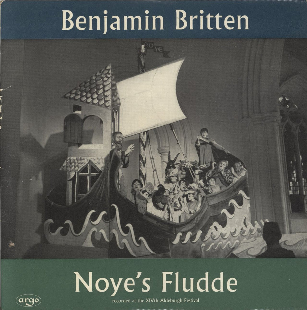 Benjamin Britten Noye's Fludde UK vinyl LP album (LP record) ZNF1