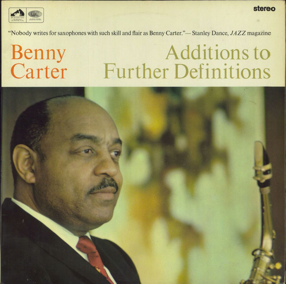 Benny Carter Additions To Further Definitions UK vinyl LP album (LP record) CSD3576