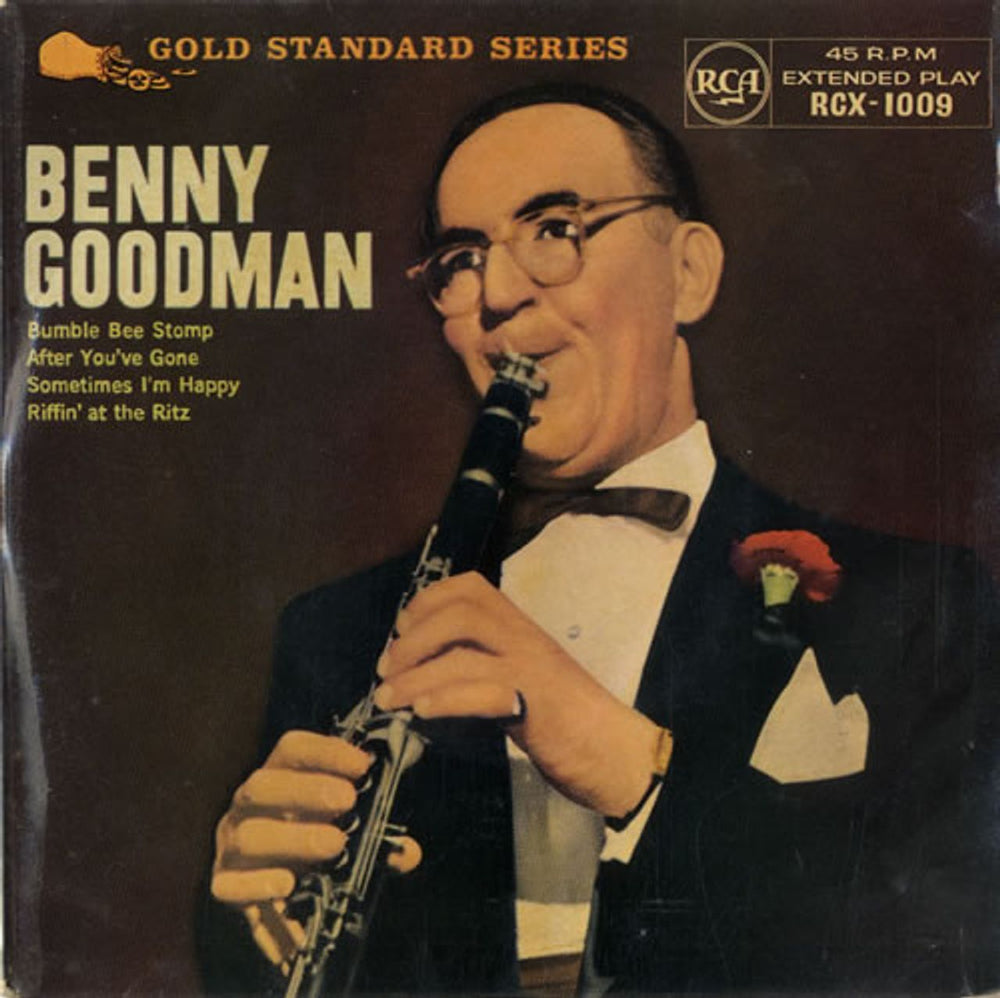 Benny Goodman Gold Standard Series UK 7" vinyl single (7 inch record / 45) RCX-1009