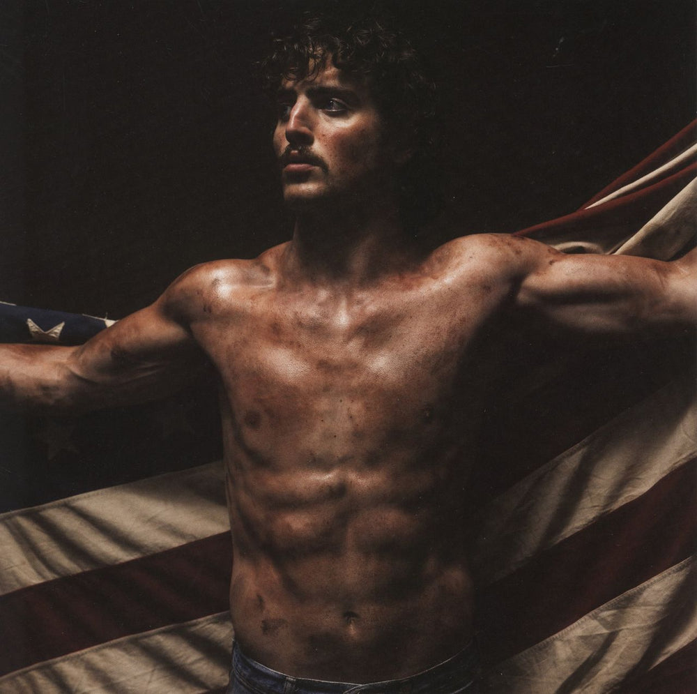 Benson Boone American Heart - Blue & Red Merge Vinyl + Numbered Sleeve UK vinyl LP album (LP record) 093624834533