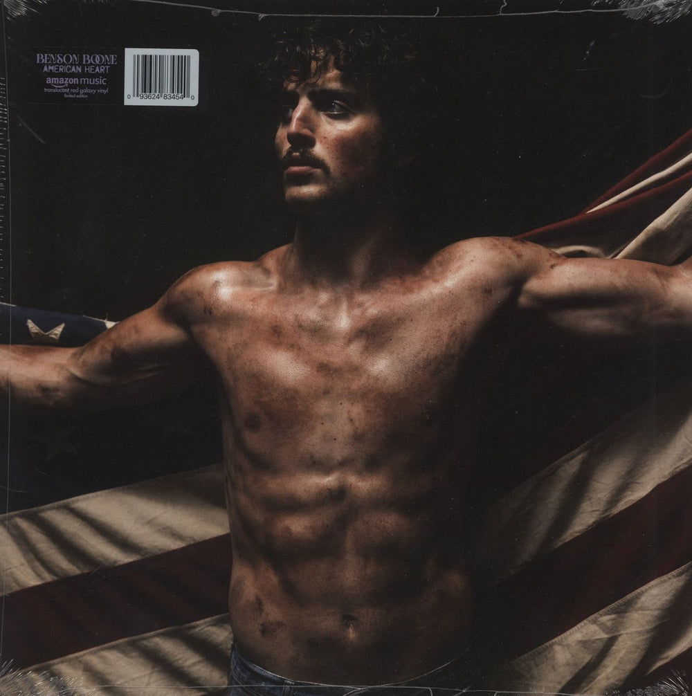 Benson Boone American Heart - Red Galaxy Vinyl - Sealed UK vinyl LP album (LP record) 093624834540