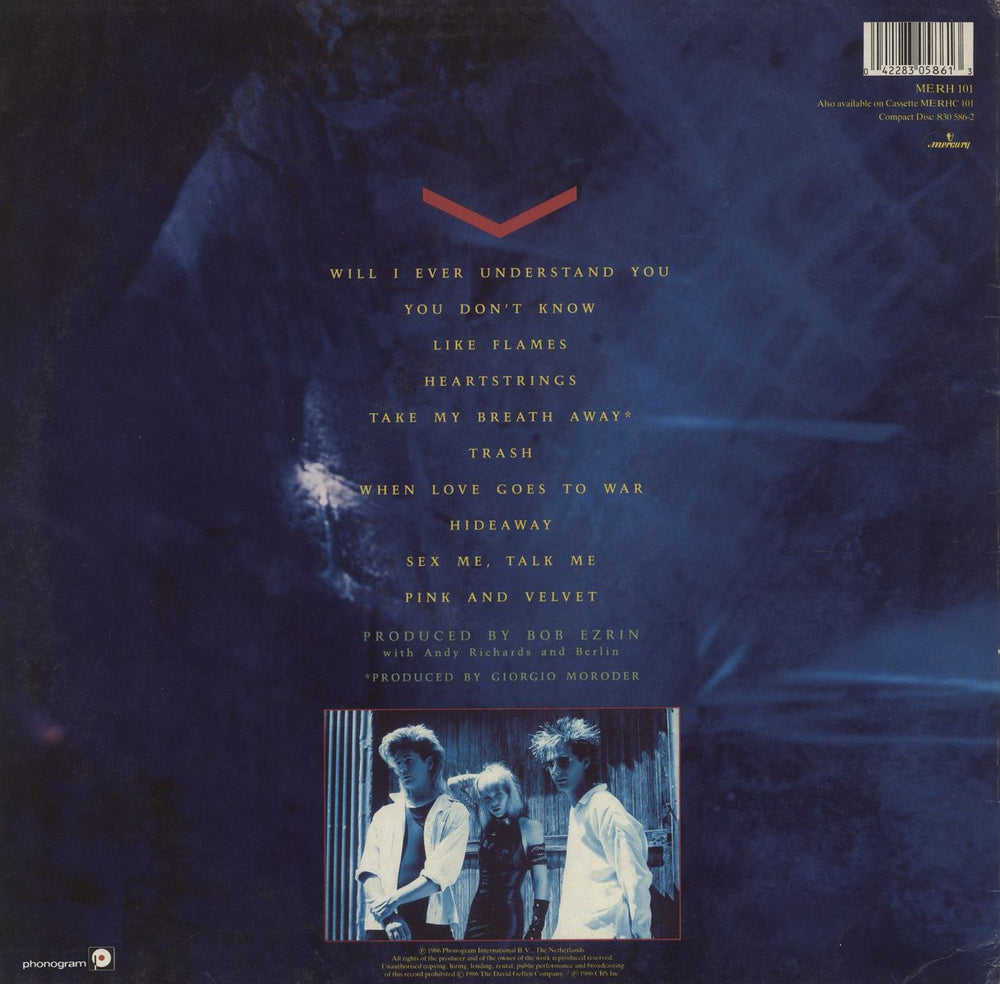 Berlin Count Three & Pray Dutch vinyl LP album (LP record) 042283058613