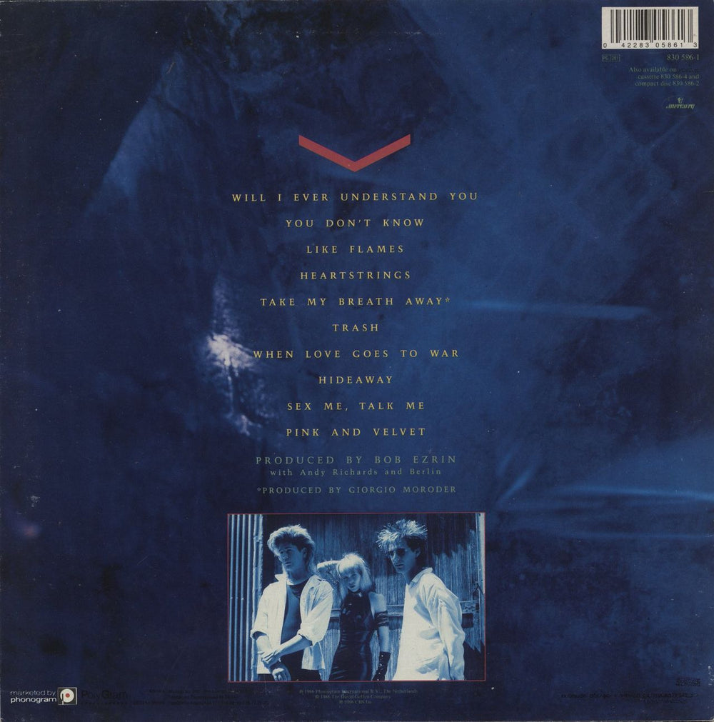 Berlin Count Three & Pray - Hype Sticker Greek vinyl LP album (LP record) 042283058613