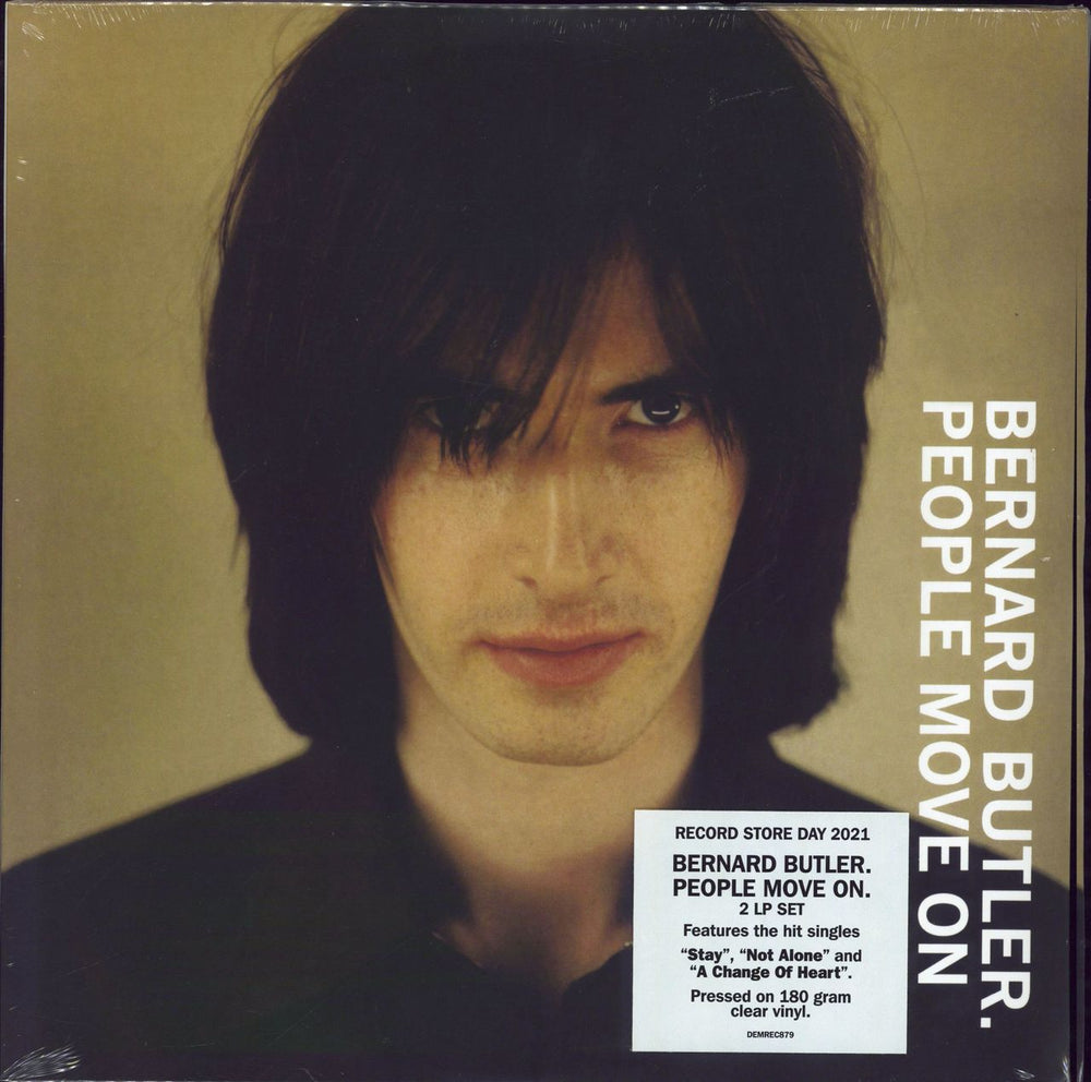 Bernard Butler People Move On - 180gm Clear Vinyl - Sealed UK 2-LP vinyl record set (Double LP Album) DEMREC879