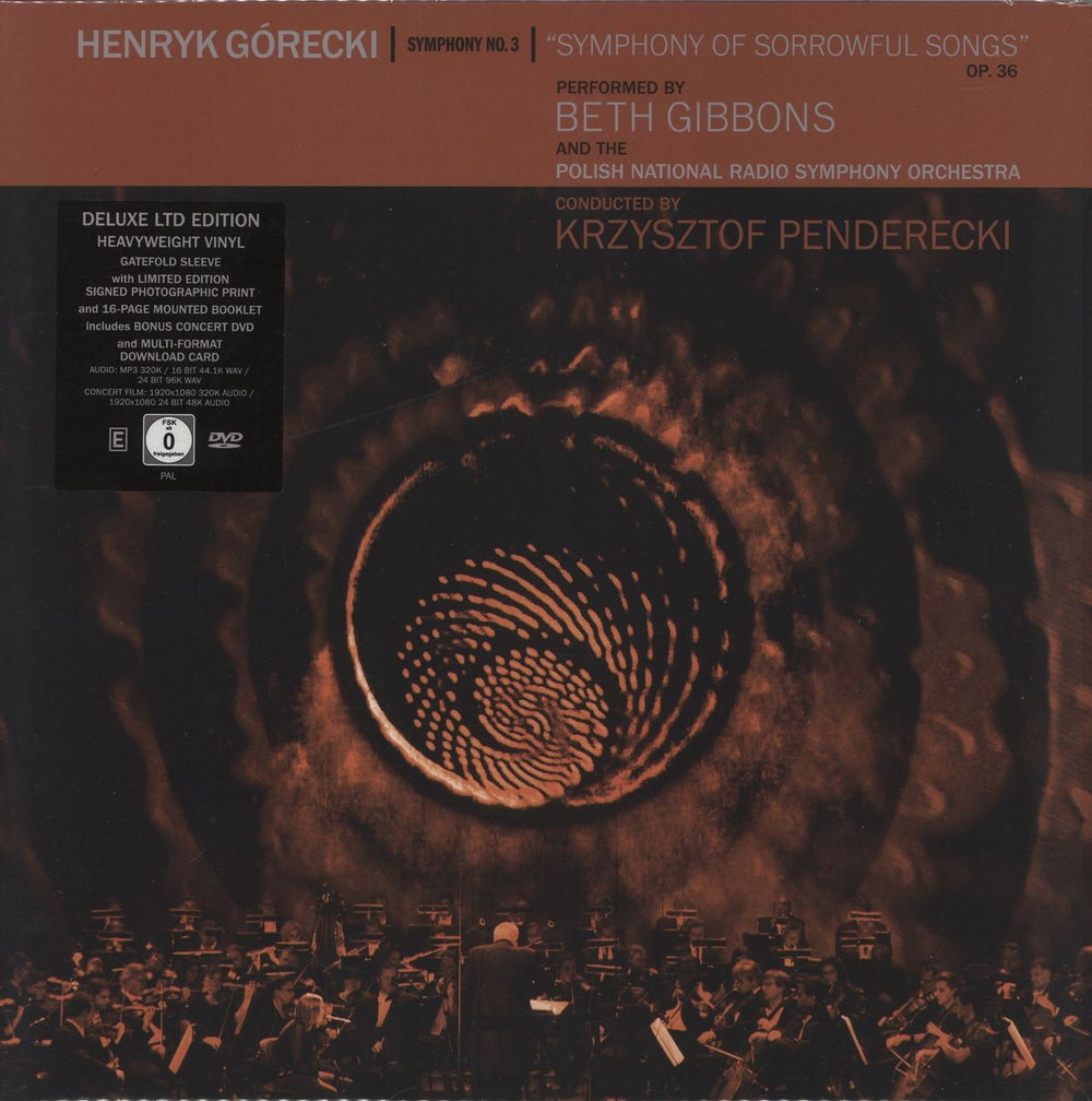 Beth Gibbons Symphony No. 3 [Symphony Of Sorrowful Songs] Op. 36 + DVD + Autographed Photo UK vinyl LP album (LP record) WIGLP395X