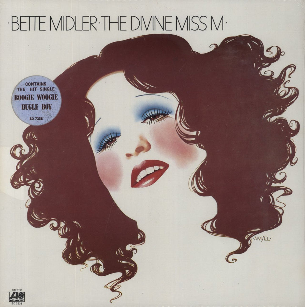 Bette Midler The Divine Miss M - stickered shrink US vinyl LP album (LP record) SD7238