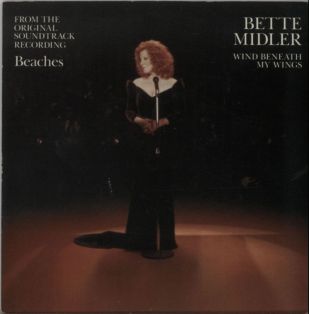 Bette Midler Wind Beneath My Wings UK 7" vinyl single (7 inch record / 45) A8972