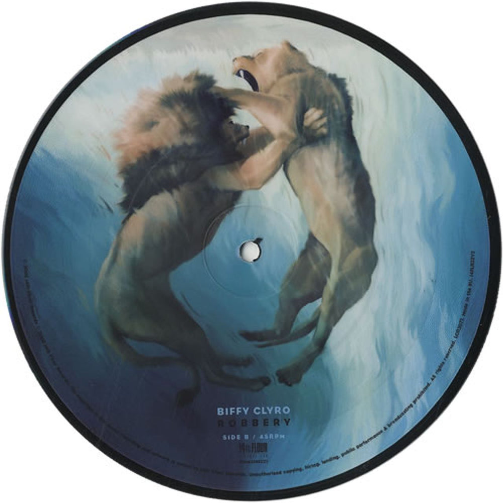 Biffy Clyro Mountains UK 7" vinyl picture disc (7 inch picture disc single) B.Y7PMO443625