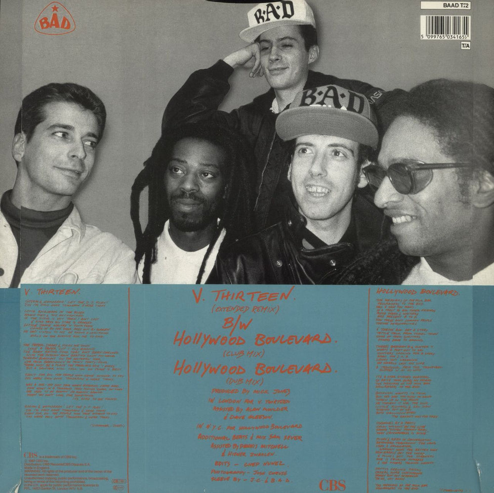Big Audio Dynamite V. Thirteen (Remix) UK 12" vinyl single (12 inch record / Maxi-single) 5099765034165