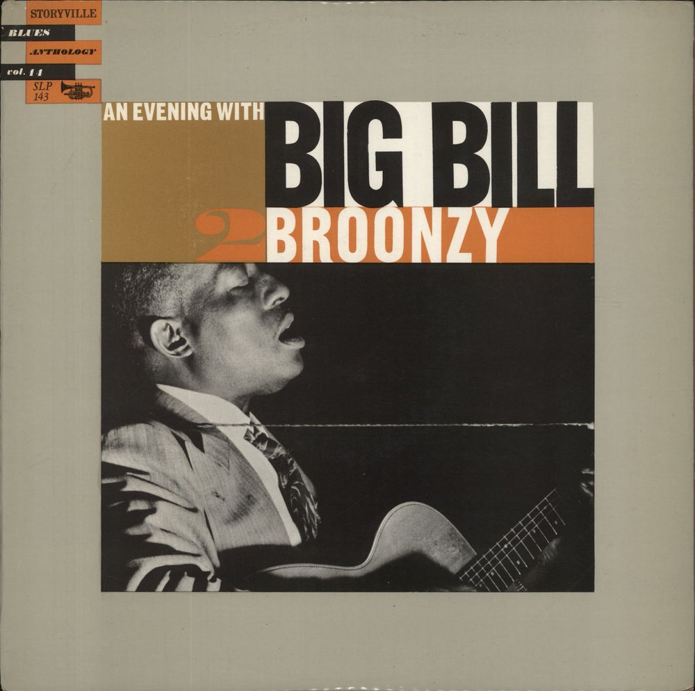 Big Bill Broonzy An Evening With Big Bill Broonzy Danish vinyl LP album (LP record) SLP143