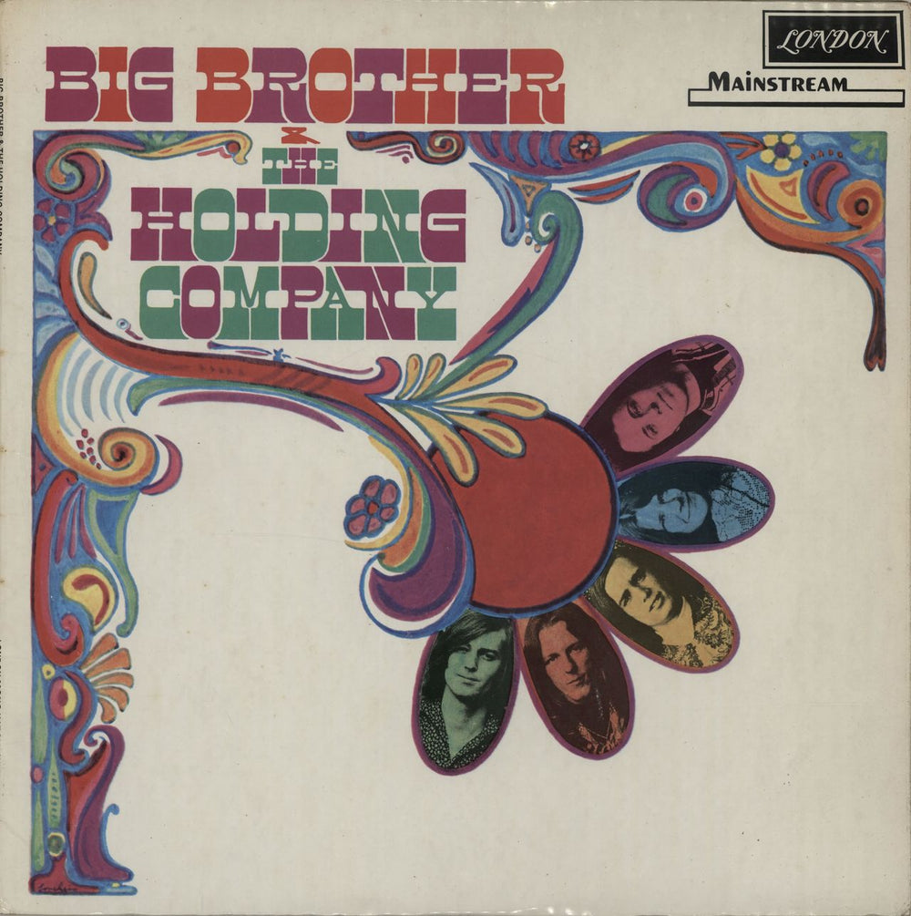 Big Brother & The Holding Company Big Brother And The Holding Company UK vinyl LP album (LP record) SHT8377