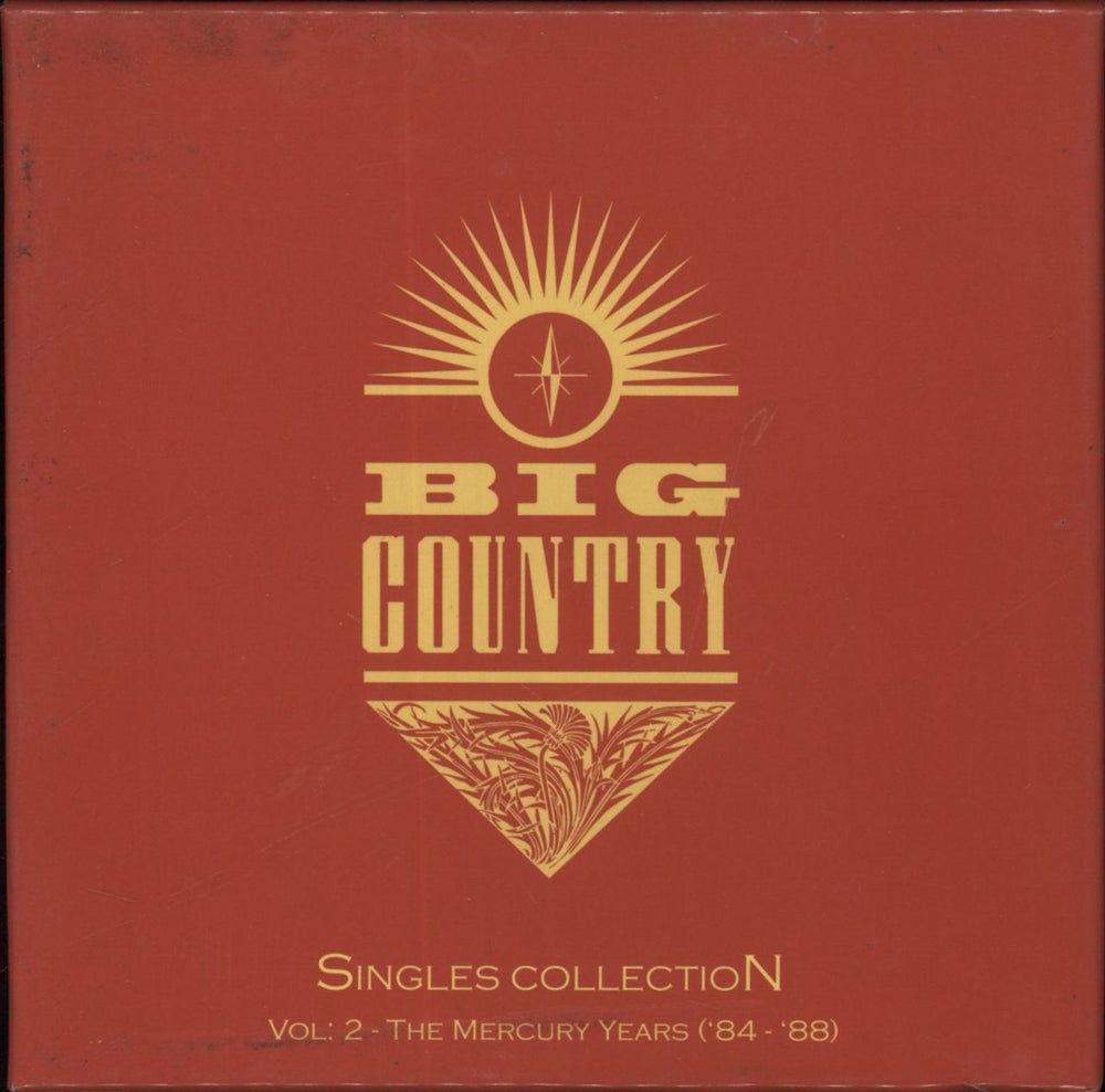 Big Country Singles Collection Vol.2: The Mercury Years ['84-'88] - VG UK CD Single Box Set TKSP002