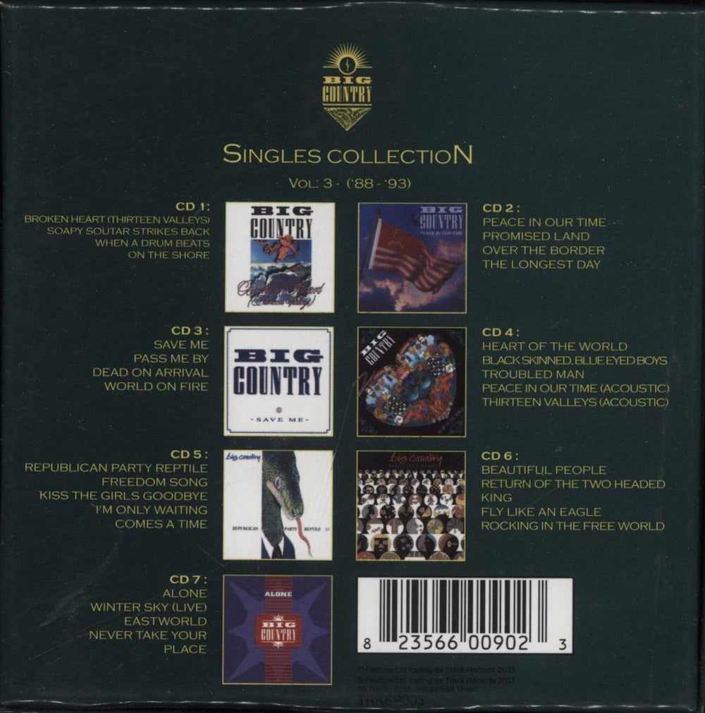 Big Country Singles Collection Vol: 4 - ('91-'00) UK CD Single Box Set 823566009023