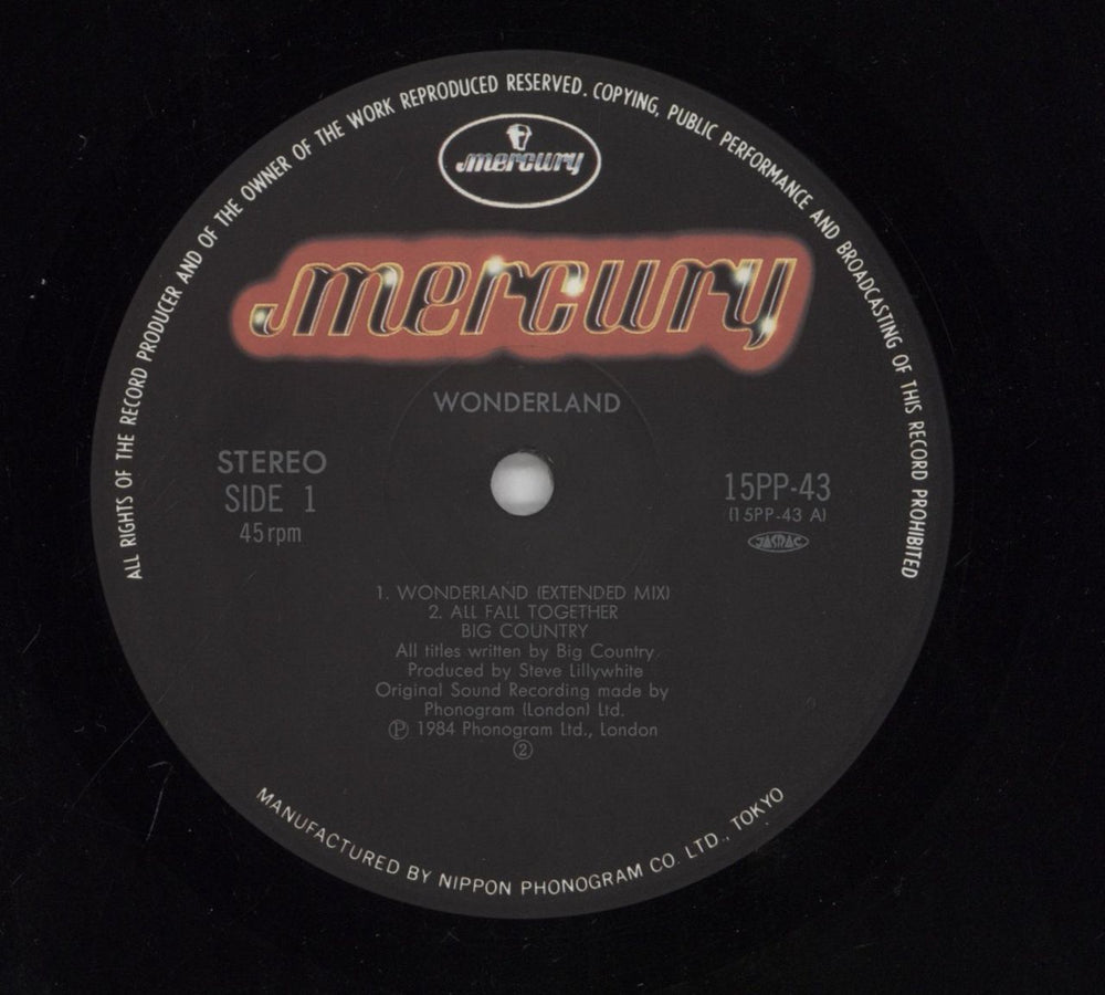 Big Country Wonderland + Obi Japanese 12" vinyl single (12 inch record / Maxi-single) BIG12WO32856