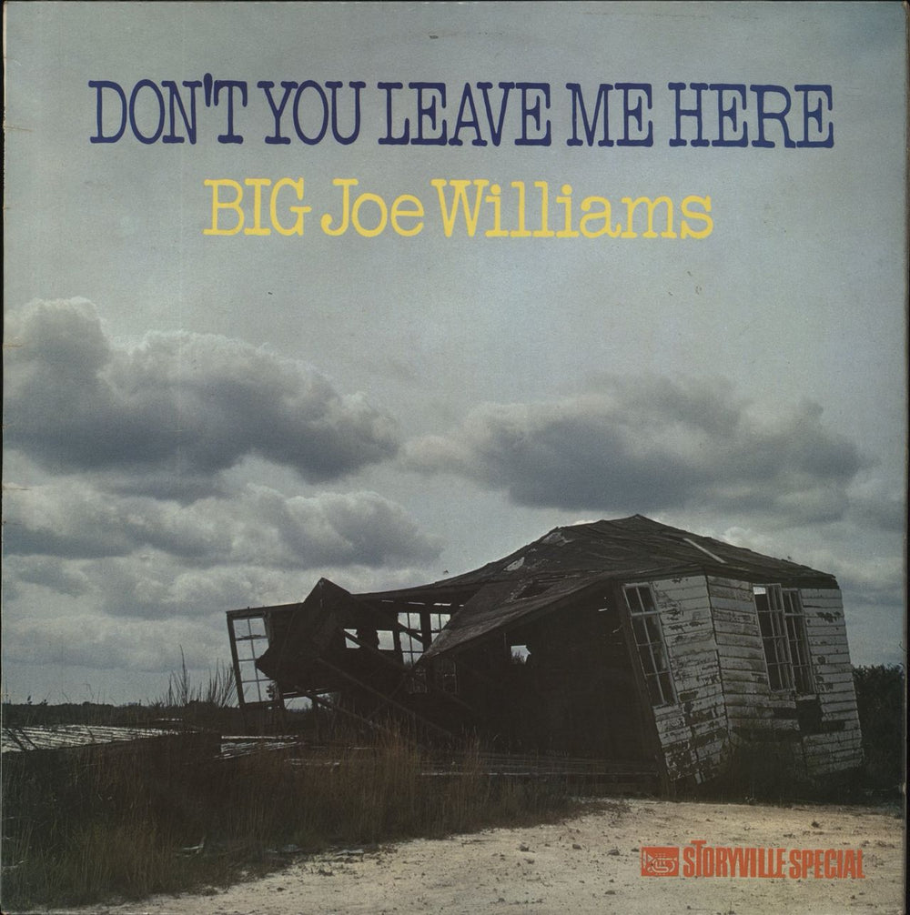 Big Joe Williams Don't You Leave Me Here UK vinyl LP album (LP record) 616 011