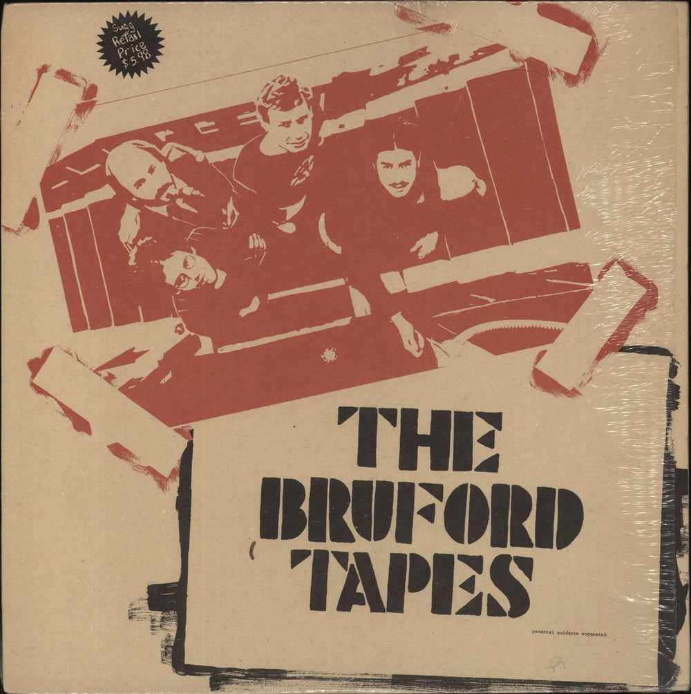 Bill Bruford The Bruford Tapes - Open Shrink Canadian vinyl LP album (LP record) BRUBOOT28