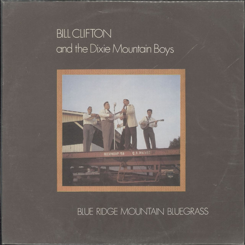 Bill Clifton Blue Ridge Mountain Bluegrass UK vinyl LP album (LP record) WRS047