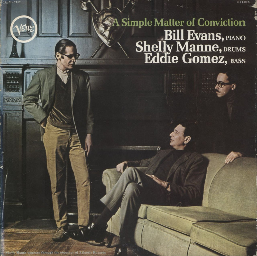 Bill Evans (Piano) A Simple Matter Of Conviction Japanese vinyl LP album (LP record) MV2107