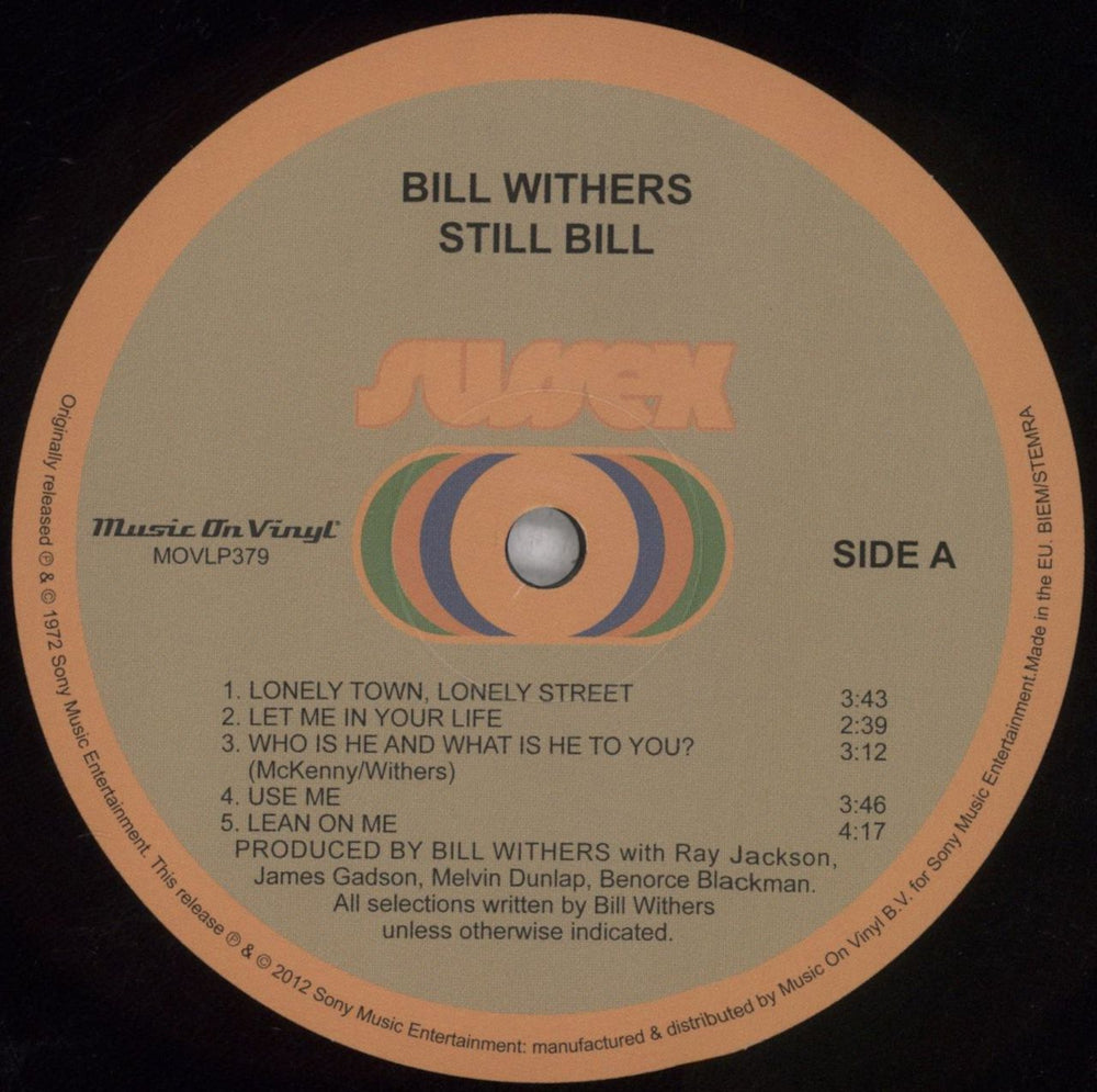 Bill Withers Still Bill - 180gm UK vinyl LP album (LP record) BWTLPST847081