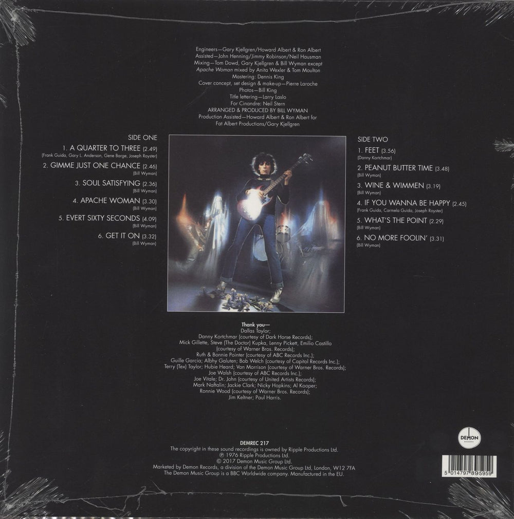 Bill Wyman Stone Alone - 180gm - Sealed UK vinyl LP album (LP record) 5014797895959