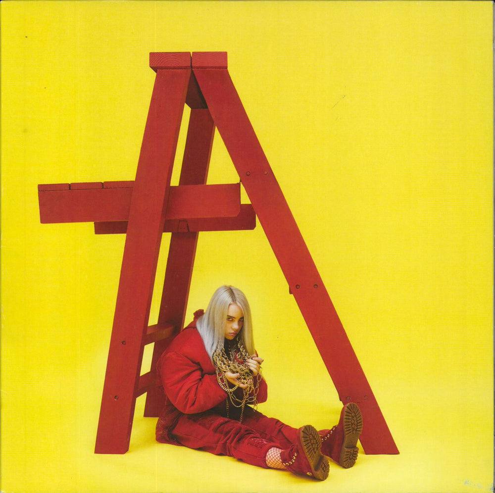 Billie Eilish Dont Smile At Me - Red Vinyl - EX UK vinyl LP album (LP record) 00602557919486