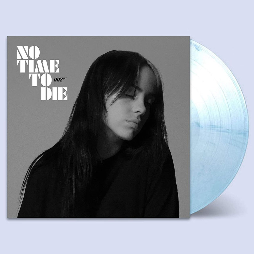 Billie Eilish No Time To Die - Ice Blue Vinyl - Sealed UK 7" vinyl single (7 inch record / 45) 0880226