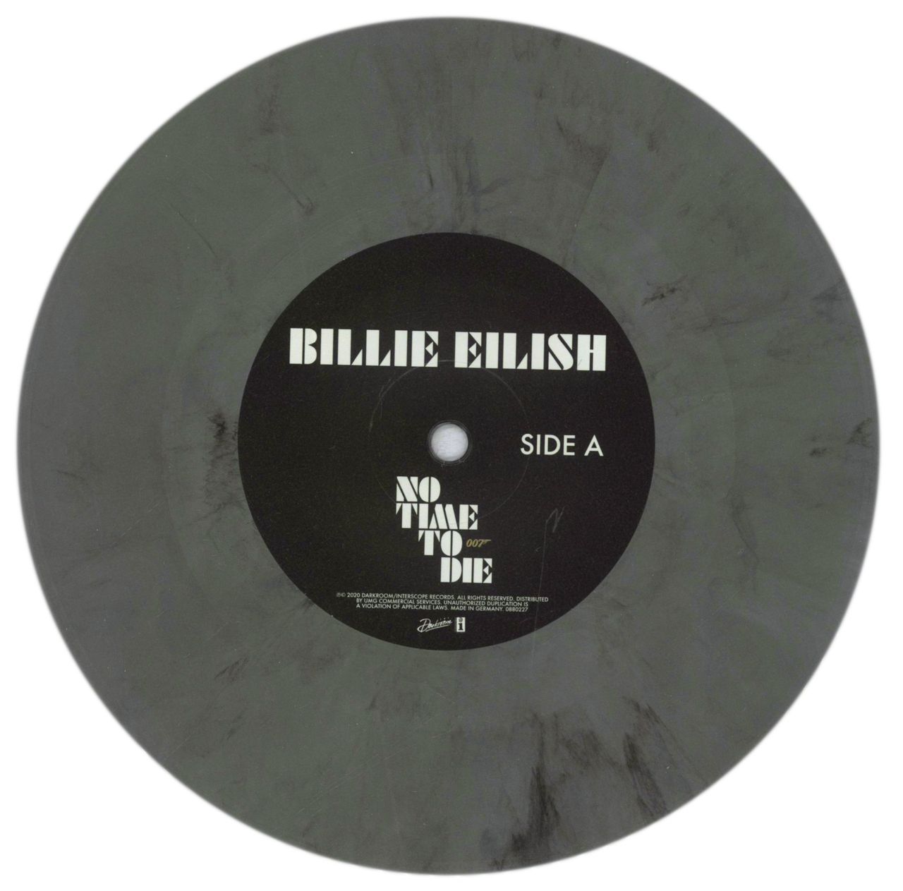 Billie Eilish No Time To Die - Smoke Grey Vinyl UK 7