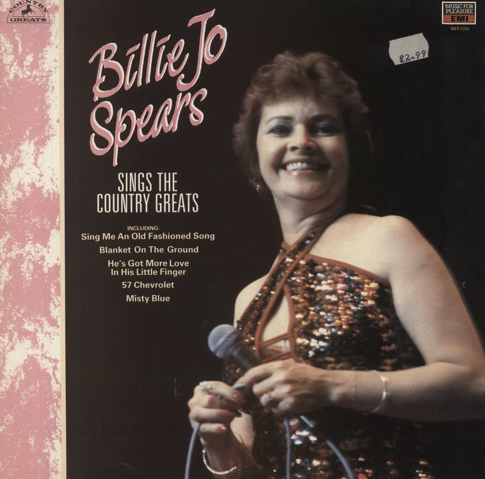 Billie Jo Spears Billie Jo Spears Sings The Country Greats UK vinyl LP album (LP record) MFP5784