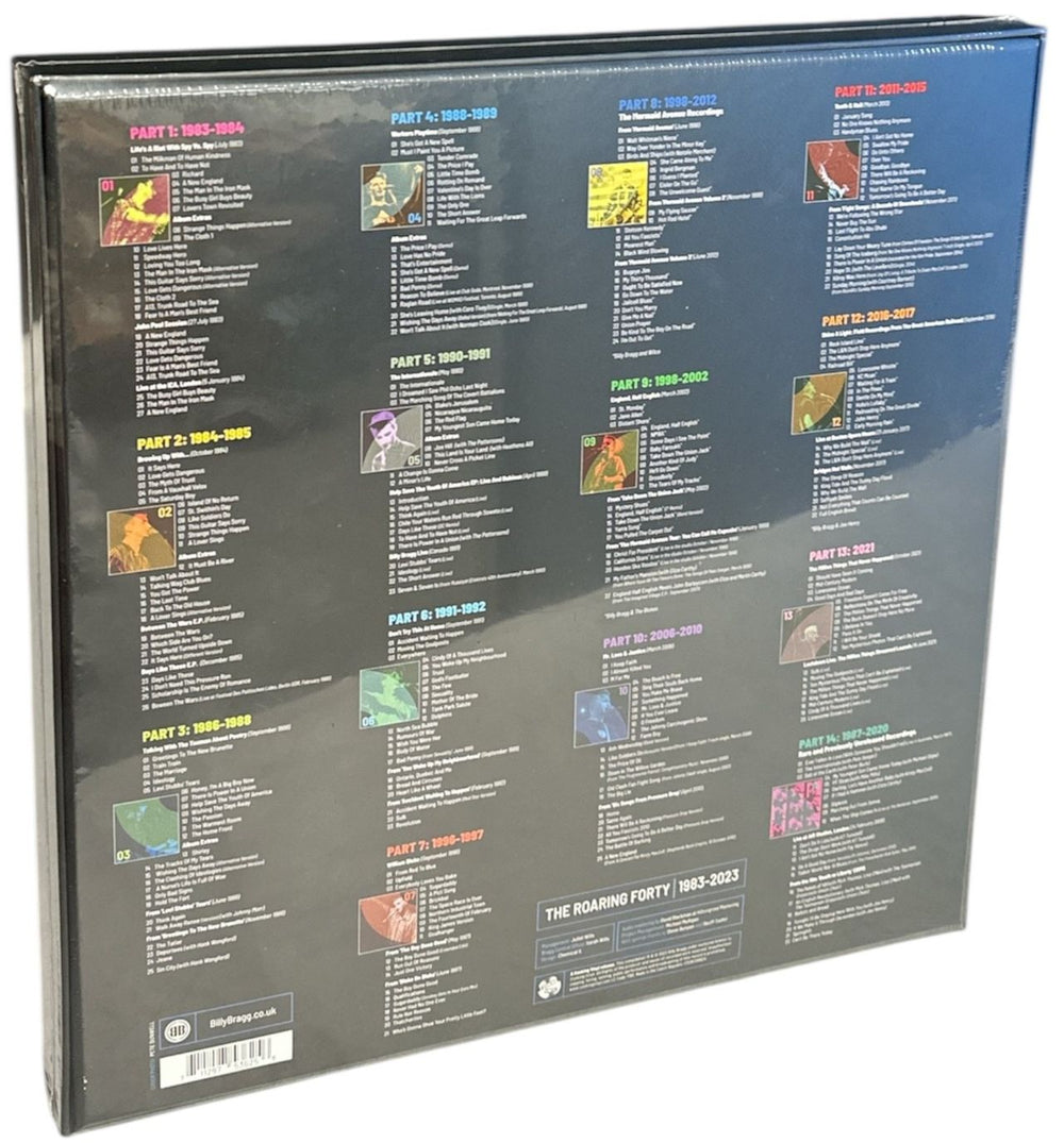 Billy Bragg The Roaring Forty | 1983-2023 - Sealed + Mailer UK CD Album Box Set 711297536256