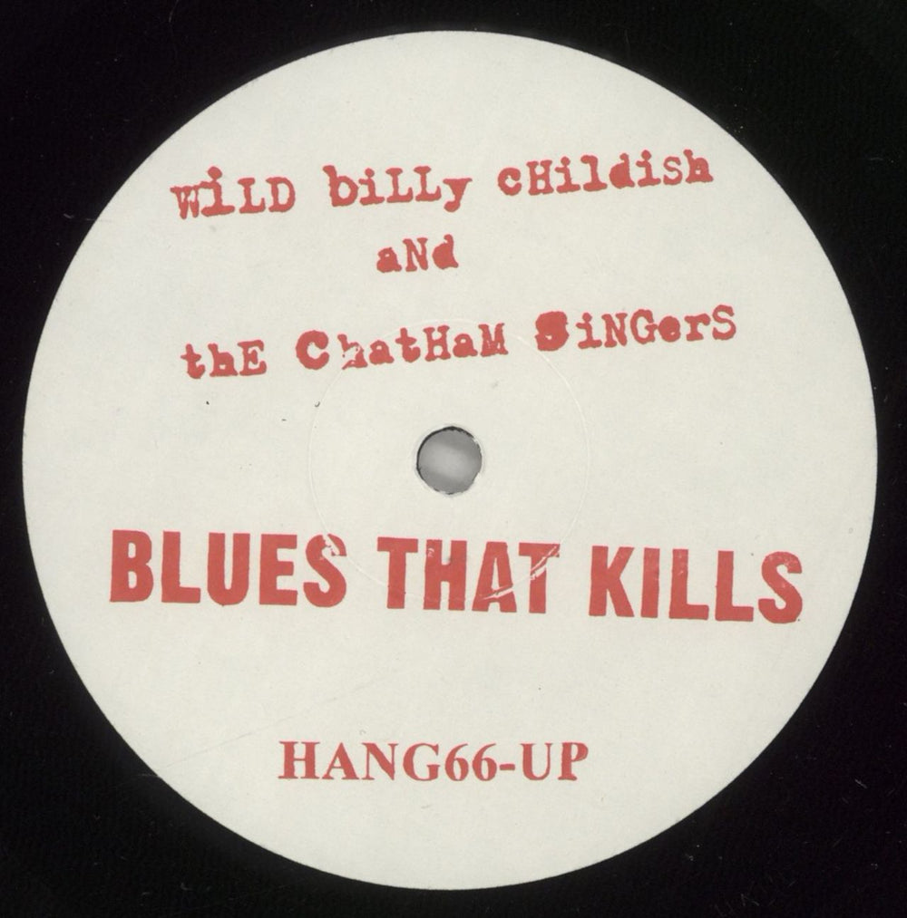Billy Childish Blues That Kills UK vinyl LP album (LP record) BLCLPBL878416