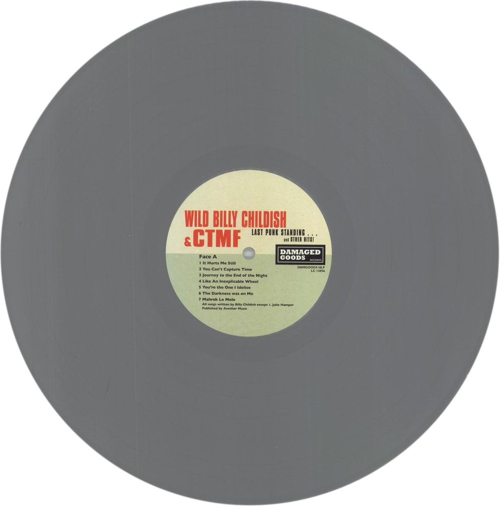 Billy Childish Last Punk Standing... And Other Hits! - Grey Vinyl UK 10" vinyl single (10 inch record) BLC10LA859521