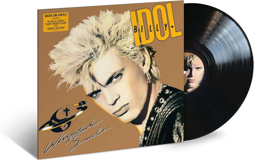 Billy Idol Whiplash Smile - Black Vinyl - Sealed UK vinyl LP album (LP record) 602465558562
