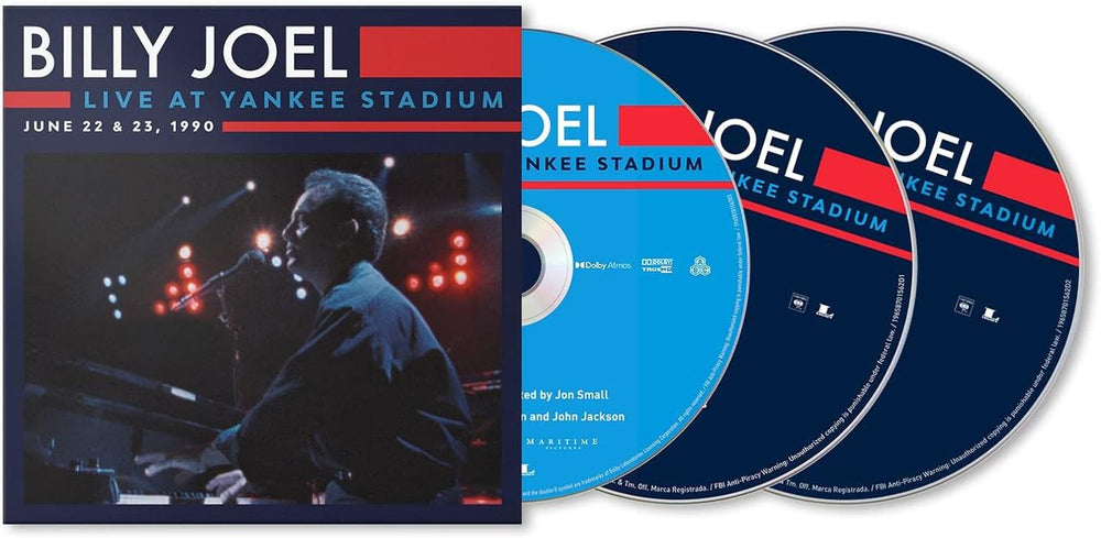 Billy Joel Live At Yankee Stadium - 2CD+Blu-Ray Disc - Sealed UK 2 CD album set (Double CD) 196587015626