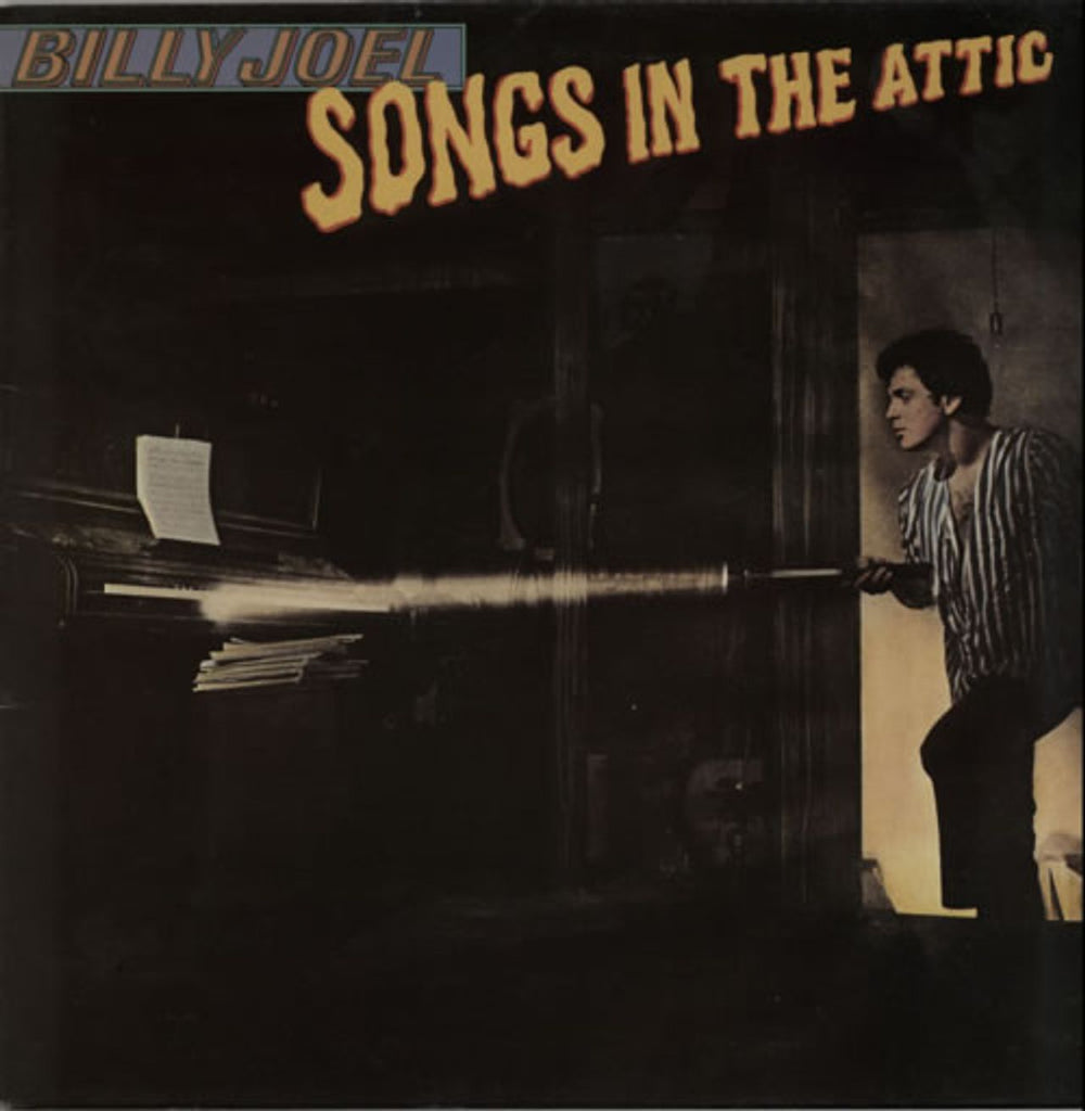 Billy Joel Songs In The Attic UK vinyl LP album (LP record) CBS85273