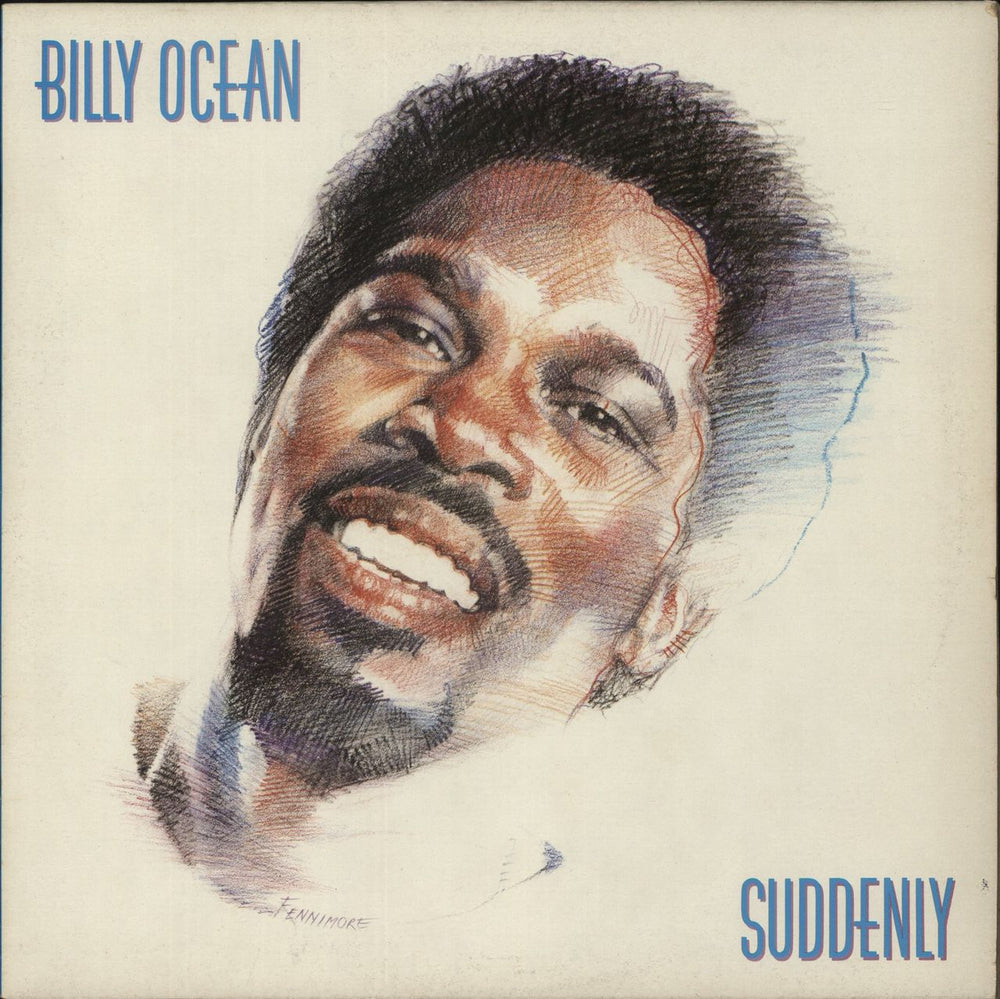 Billy Ocean Suddenly - 1st UK vinyl LP album (LP record) HIP12