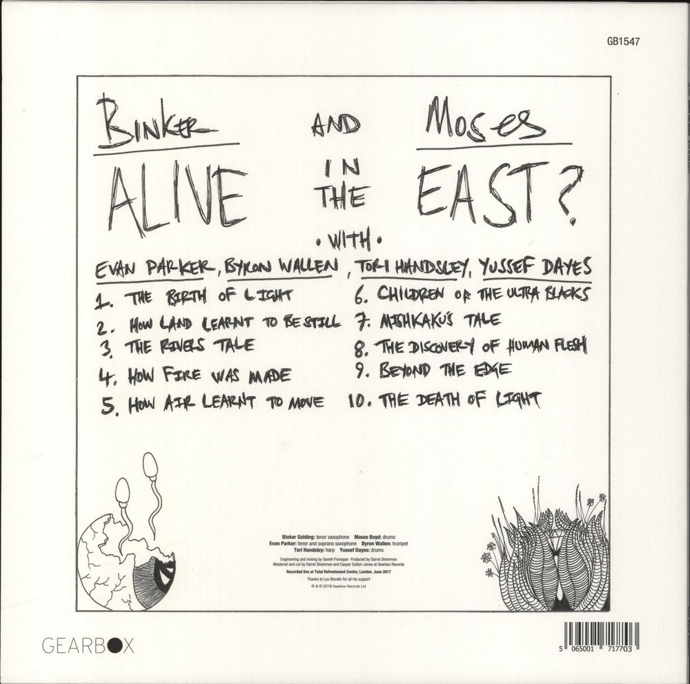 Binker And Moses Alive In The East? UK vinyl LP album (LP record) 5065001717703