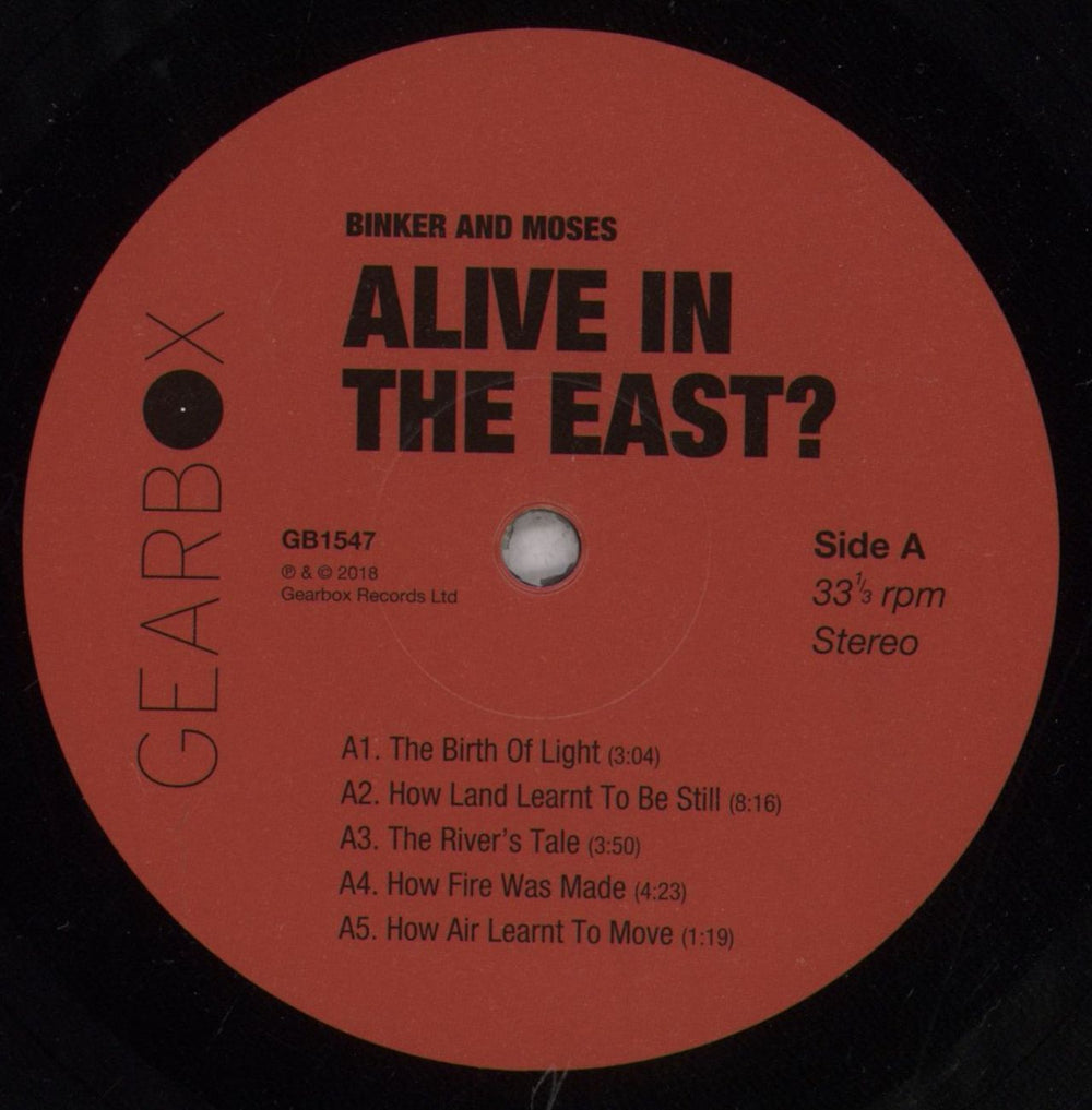 Binker And Moses Alive In The East? UK vinyl LP album (LP record) 6TOLPAL845280