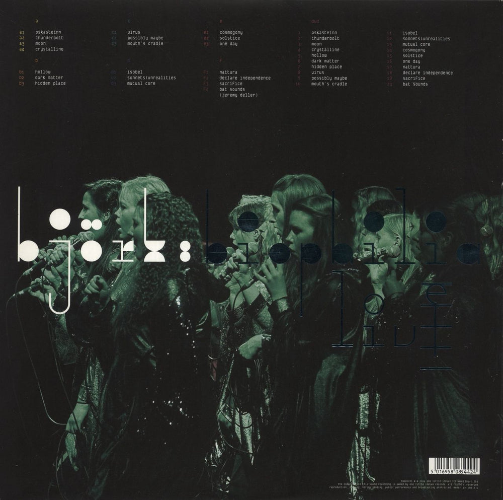 Björk Biophilia Live - The Audiovisual Package UK 3-LP vinyl record set (Triple LP Album) 5016958084424