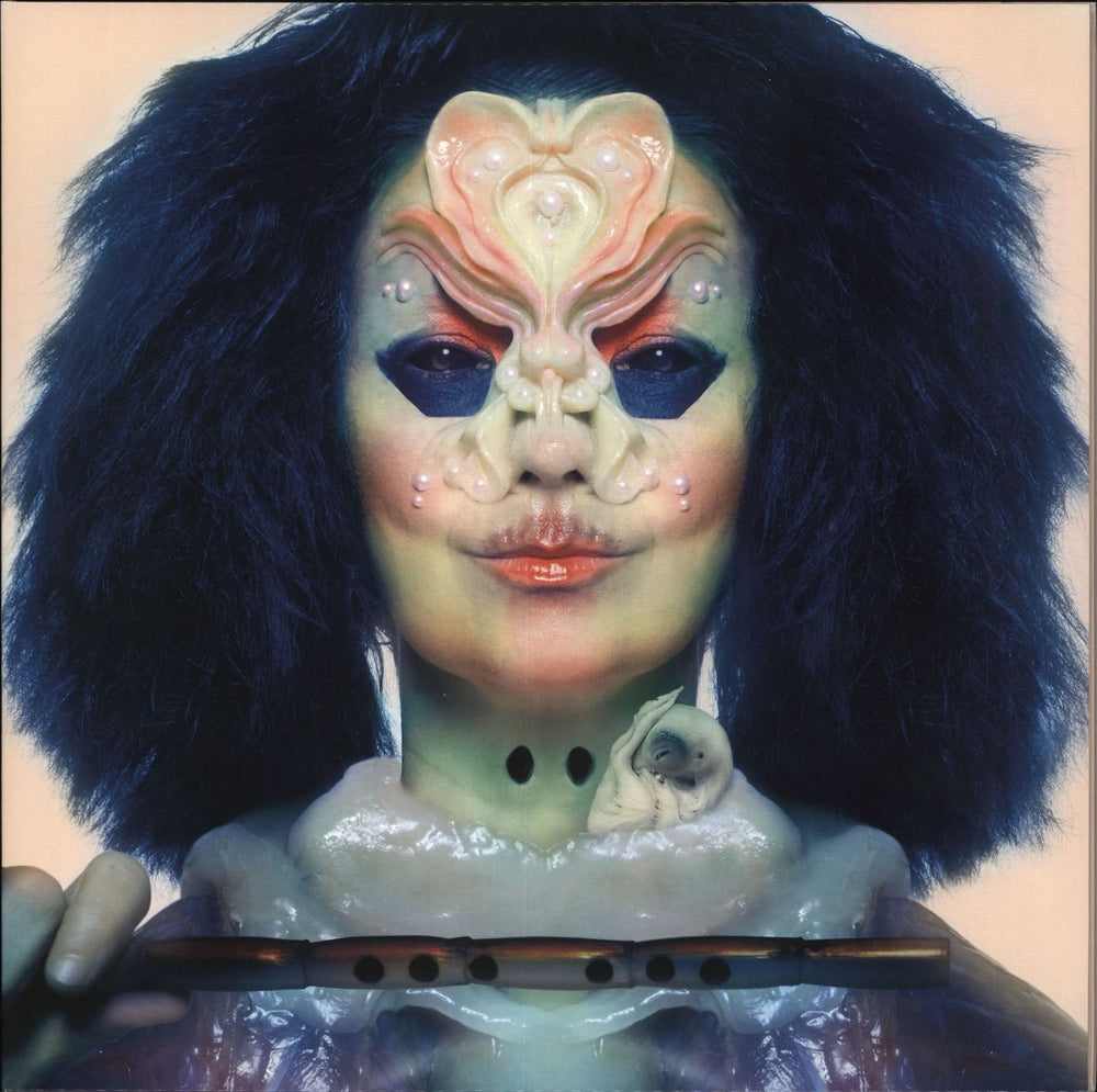 Björk Utopia - Peach Vinyl UK 2-LP vinyl record set (Double LP Album) TPLP1381LTD