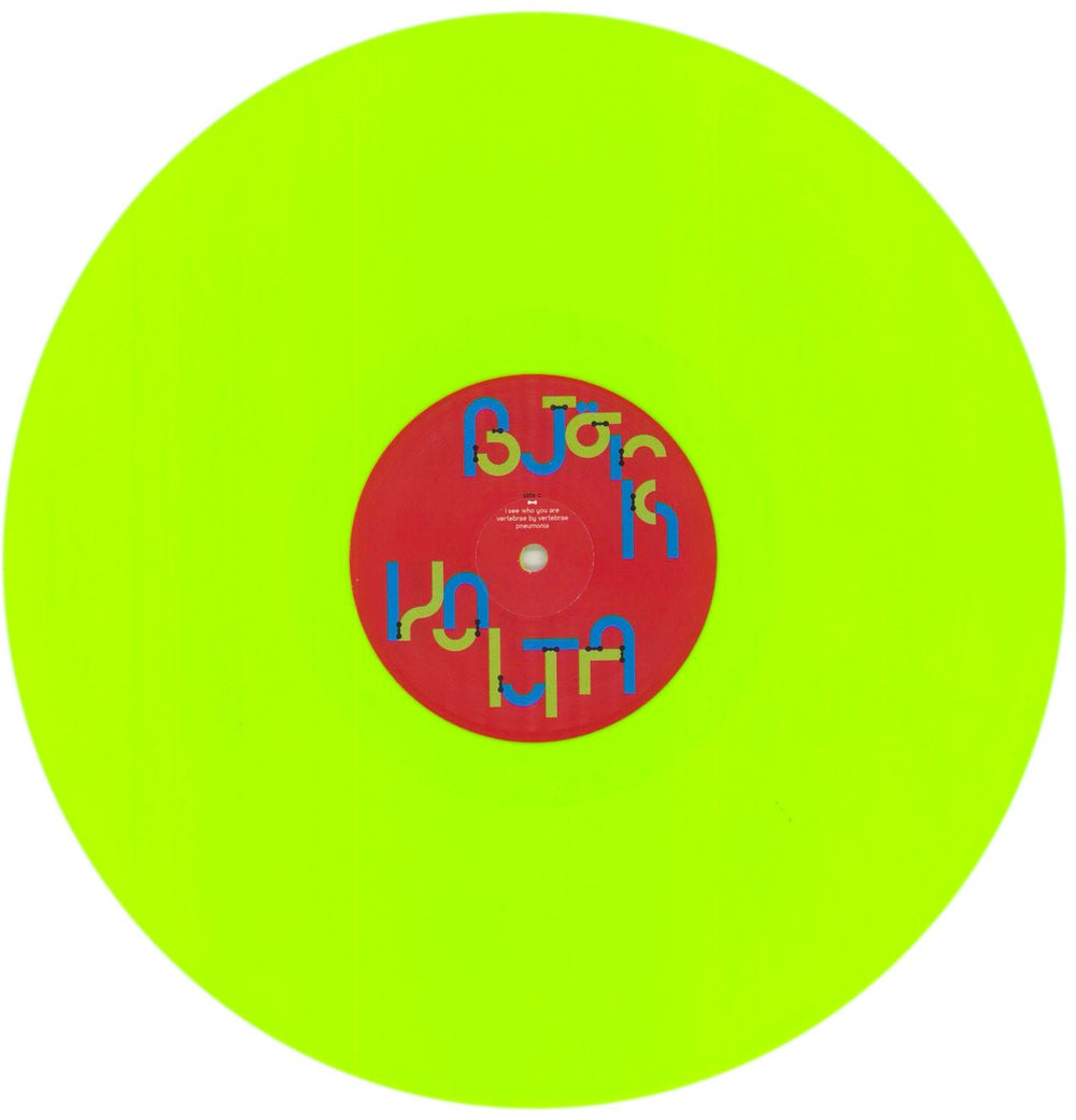 Björk Volta - Coloured Vinyl - shrink UK 2-LP vinyl record set (Double LP Album)