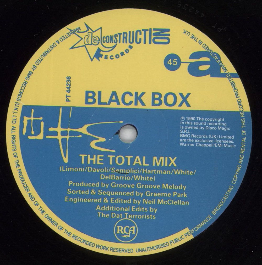 Black Box The Total Mix UK 12" vinyl single (12 inch record / Maxi-single) BOX12TH190437