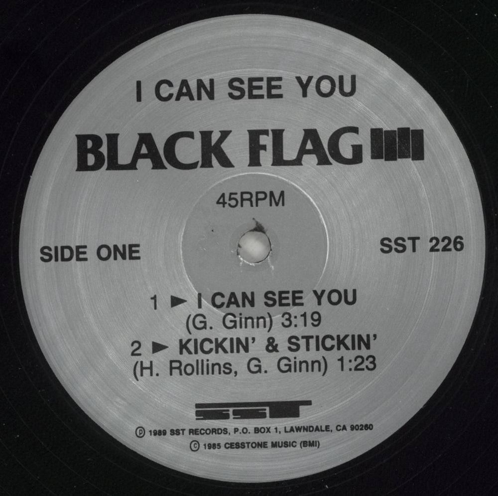 Black Flag I Can See You US 12" vinyl single (12 inch record / Maxi-single) BD712IC866670