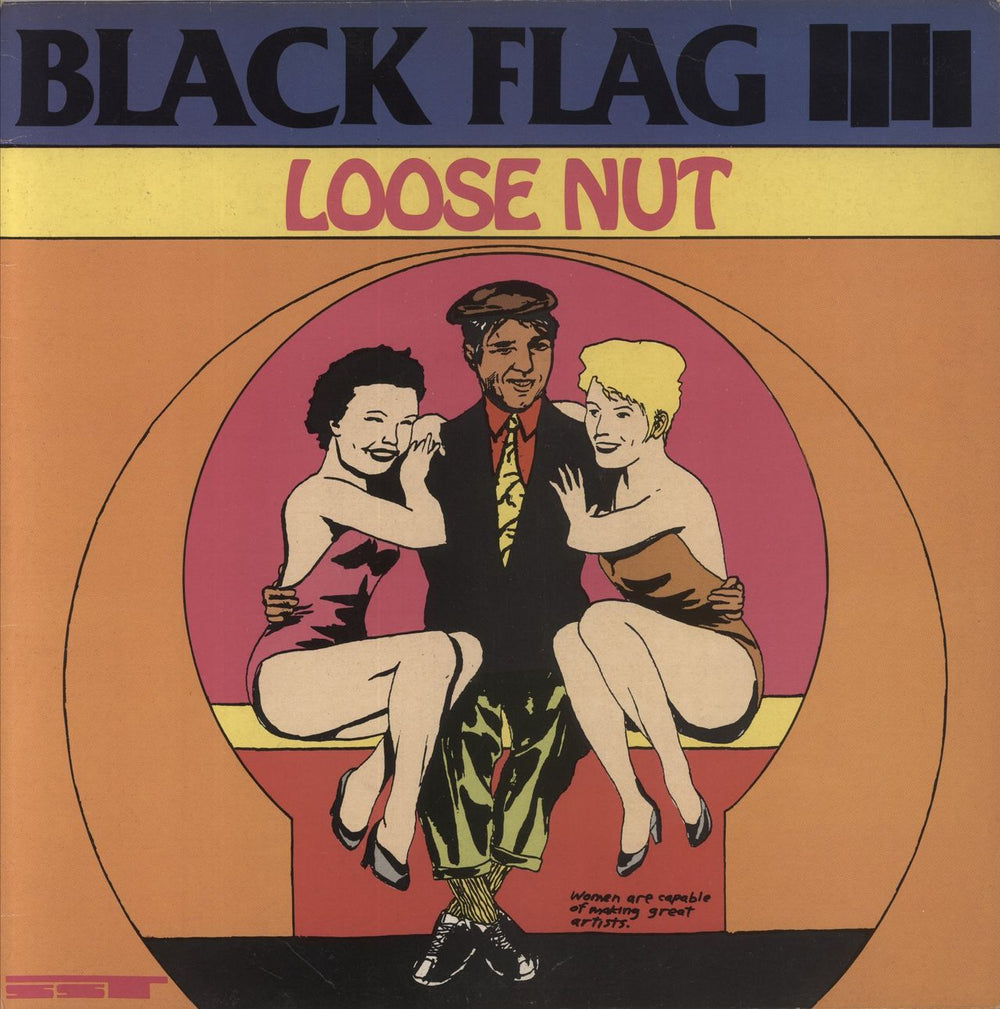 Black Flag Loose Nut - VG UK vinyl LP album (LP record) SST035
